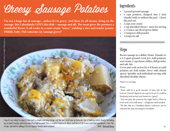 Crock On! Cheesy-Sausage-Potatoes Crock On! Cheesy-Sausage-Potatoes